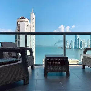 Apartment Oceanview Escape Pool, Jacuzzi & Gym In Bocagrande, Cartagena